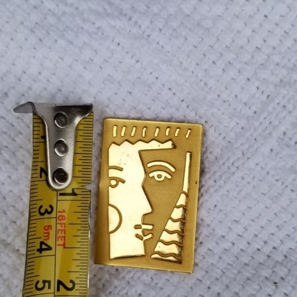 Abstract Modernist brooch for Human Rights - Picture 3 of 4